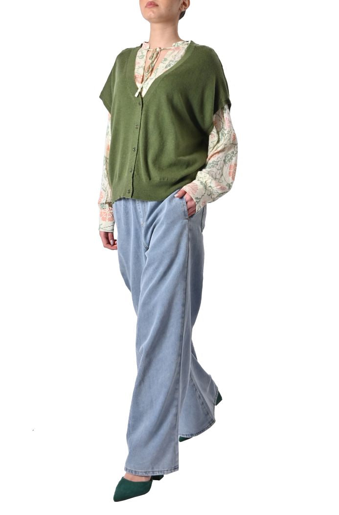Cardigan Youth manica corta di Rue Mazarine