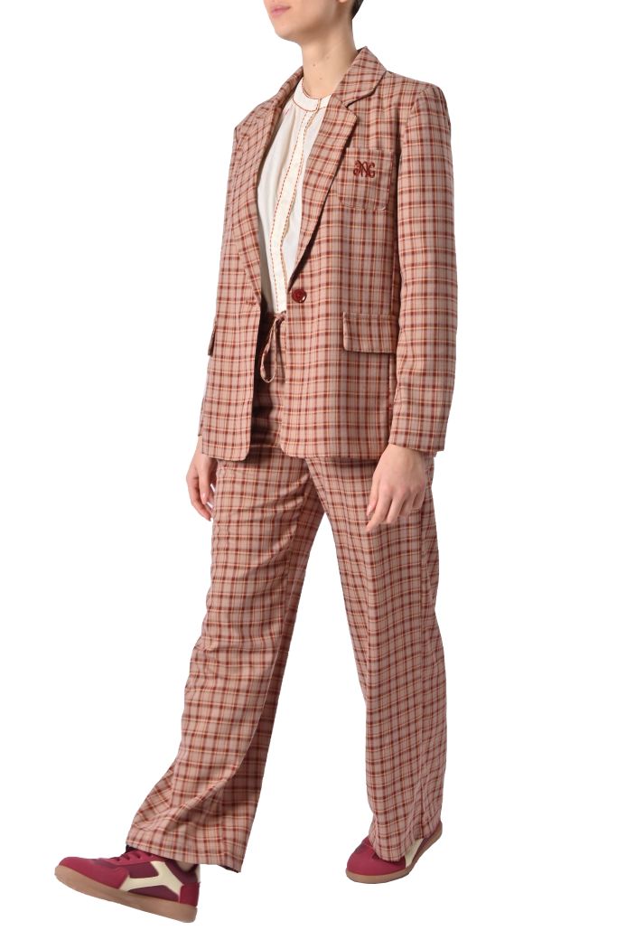 Giacca blazer Horty a quadri di An'ge