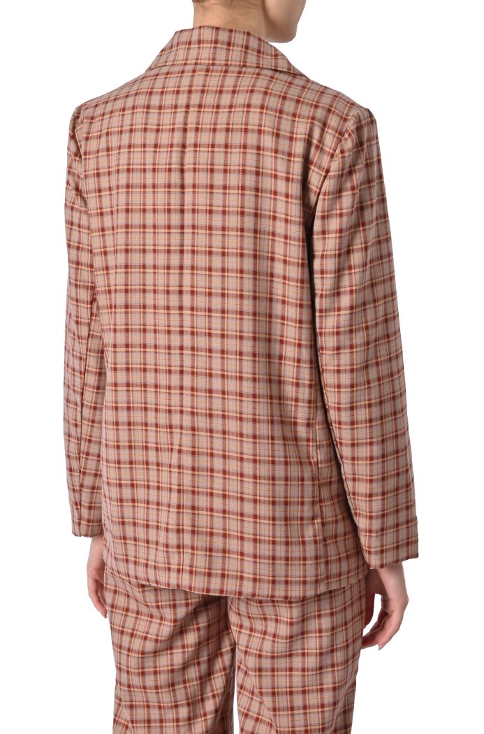 Giacca blazer Horty a quadri di An'ge