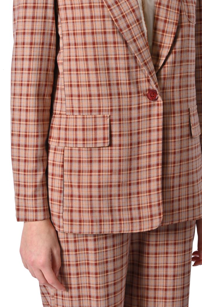 Giacca blazer Horty a quadri di An'ge