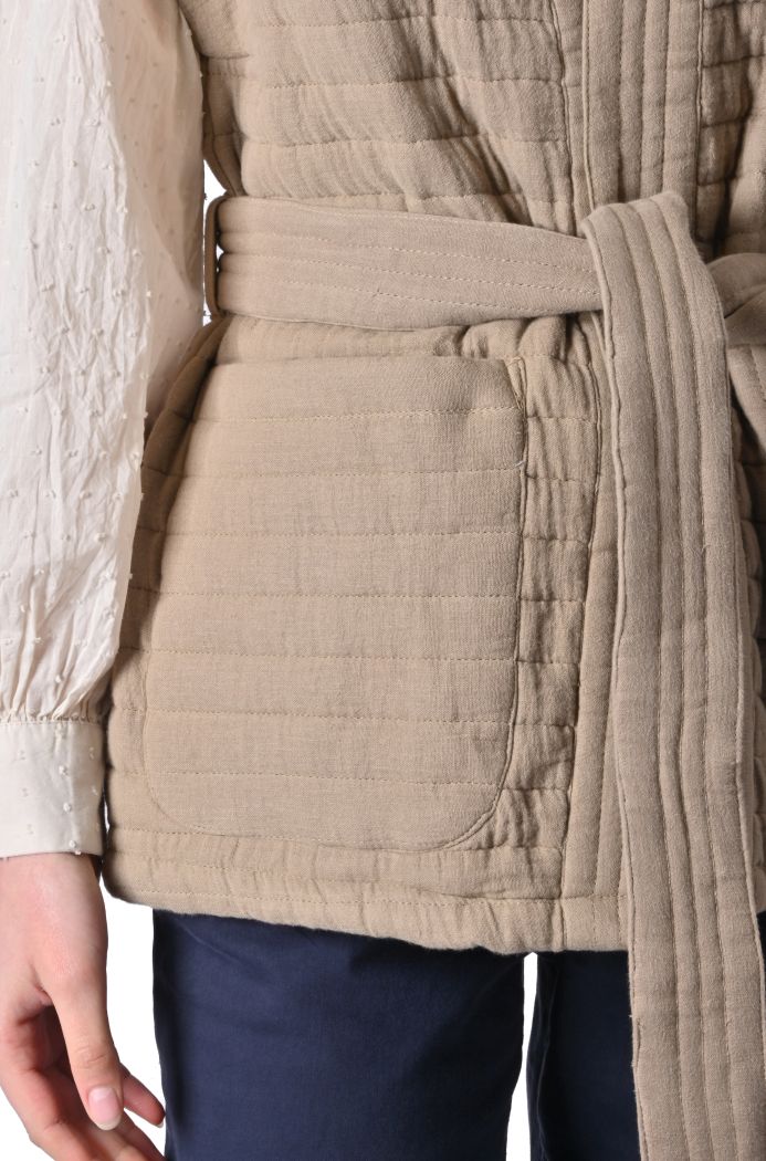 Gilet kimono Estino trapuntato di B•young