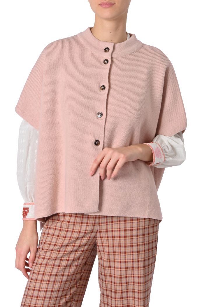Gilet over Emily con bottoni di Charlior