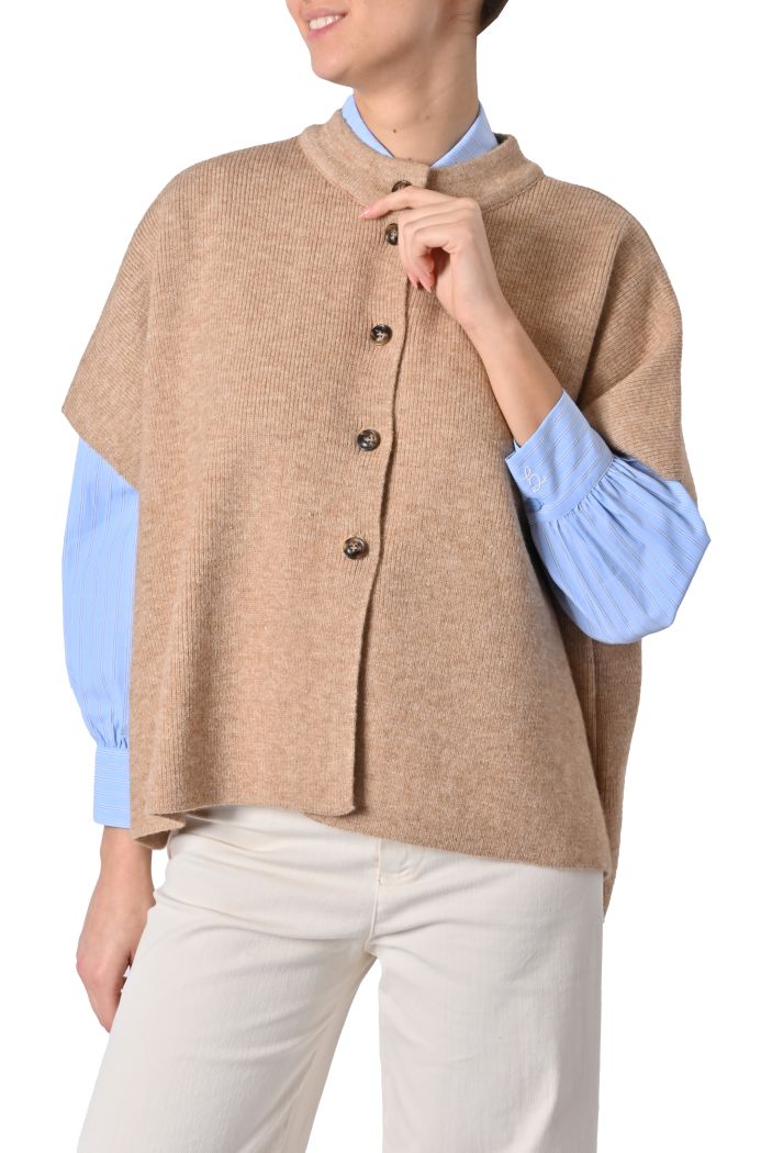 Gilet over Emily con bottoni di Charlior