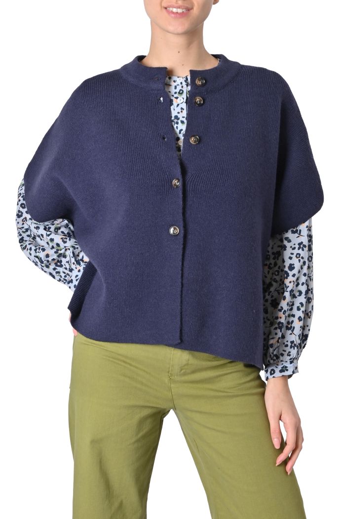 Gilet over Emily con bottoni di Charlior