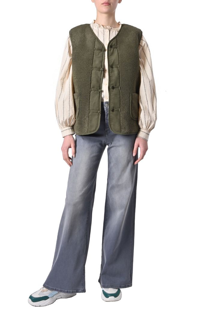 Gilet Solal teddy di Adorè