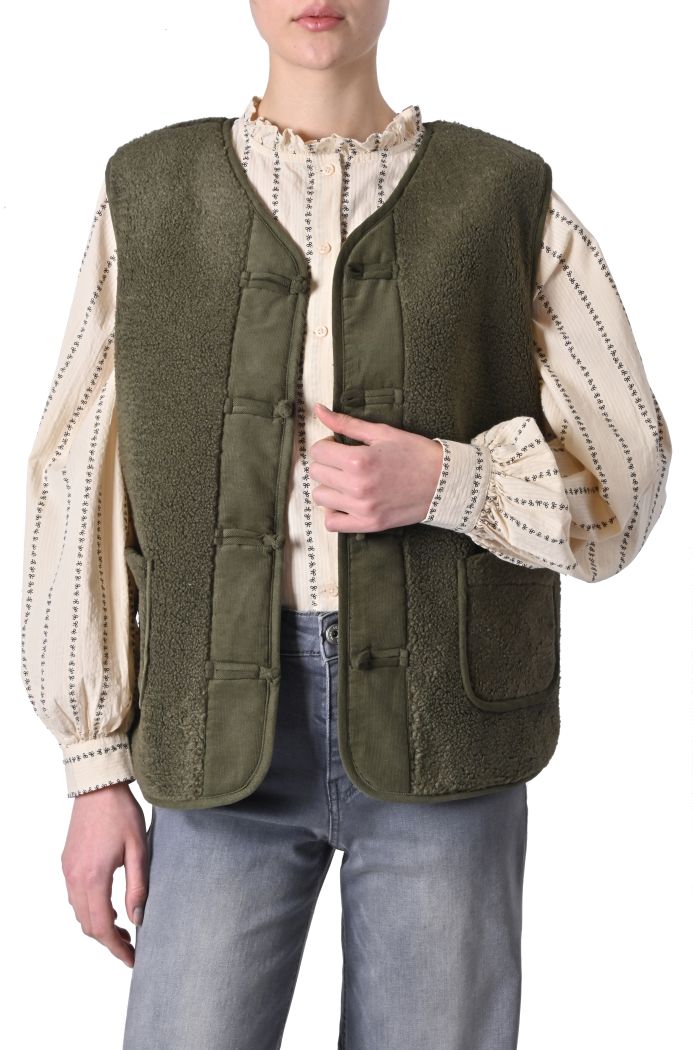 Gilet Solal teddy di Adorè