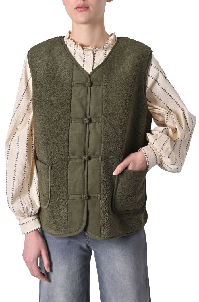 Gilet Solal teddy di Adorè