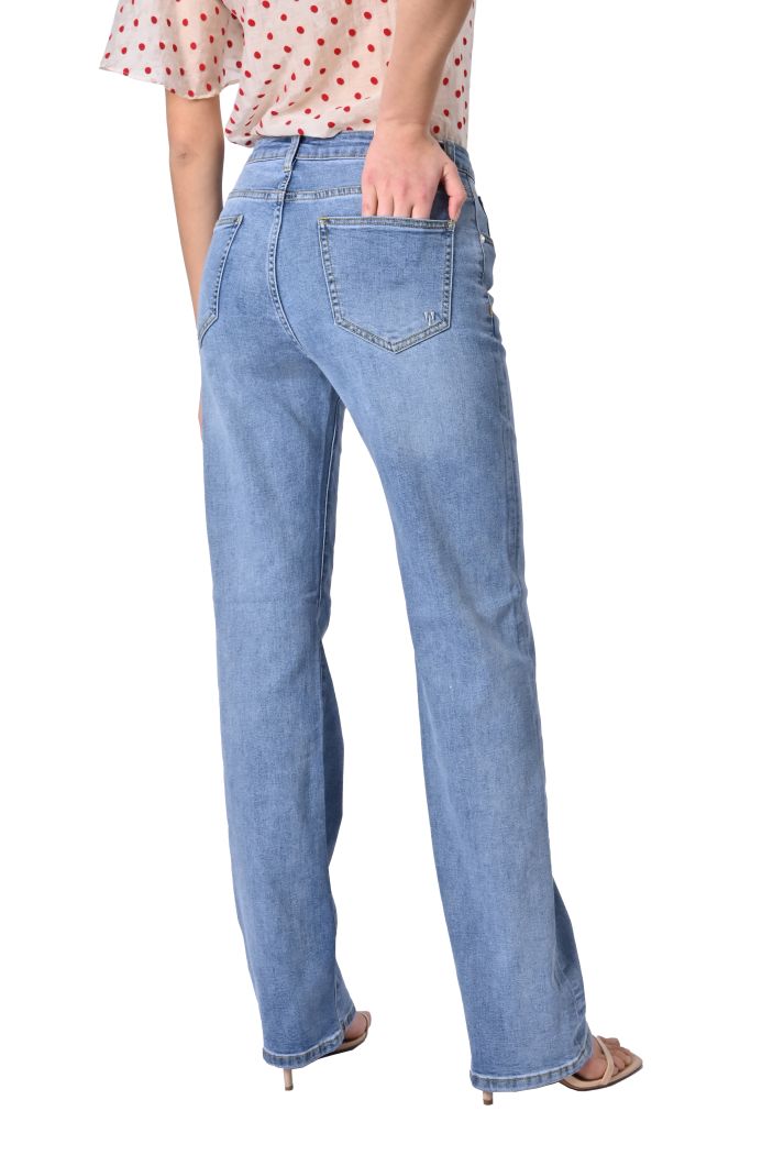 Jeans Iris palazzo di White Wise