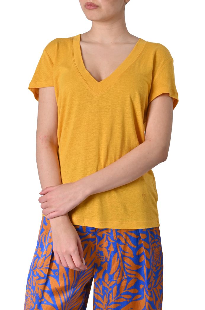 Maglia Britney in misto lino di Artlove