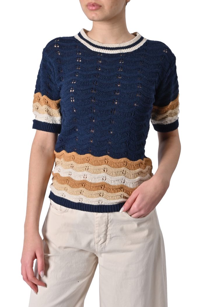 Maglia Onde traforato di Sheare