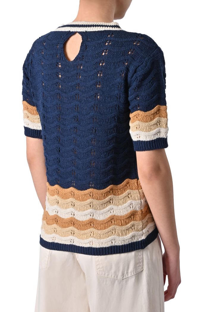Maglia Onde traforato di Sheare