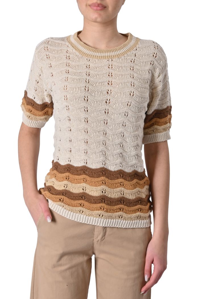 Maglia Onde traforato di Sheare