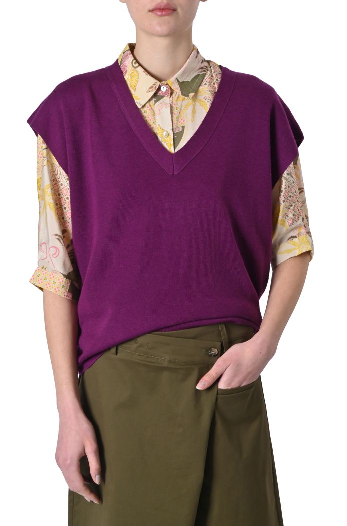 Maglia Prune scollo V di Adorè