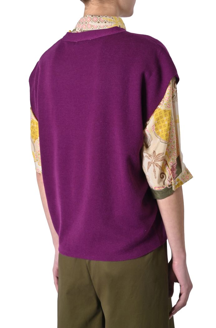 Maglia Prune scollo V di Adorè