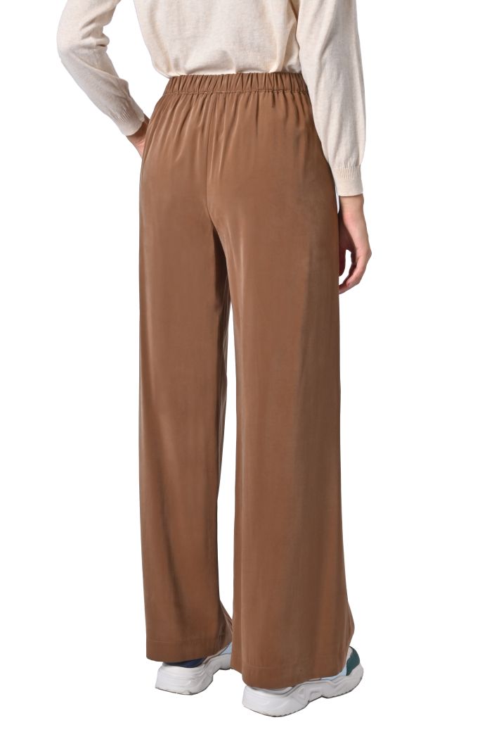 Pantalone fluido Cupro con pinces di Sheare