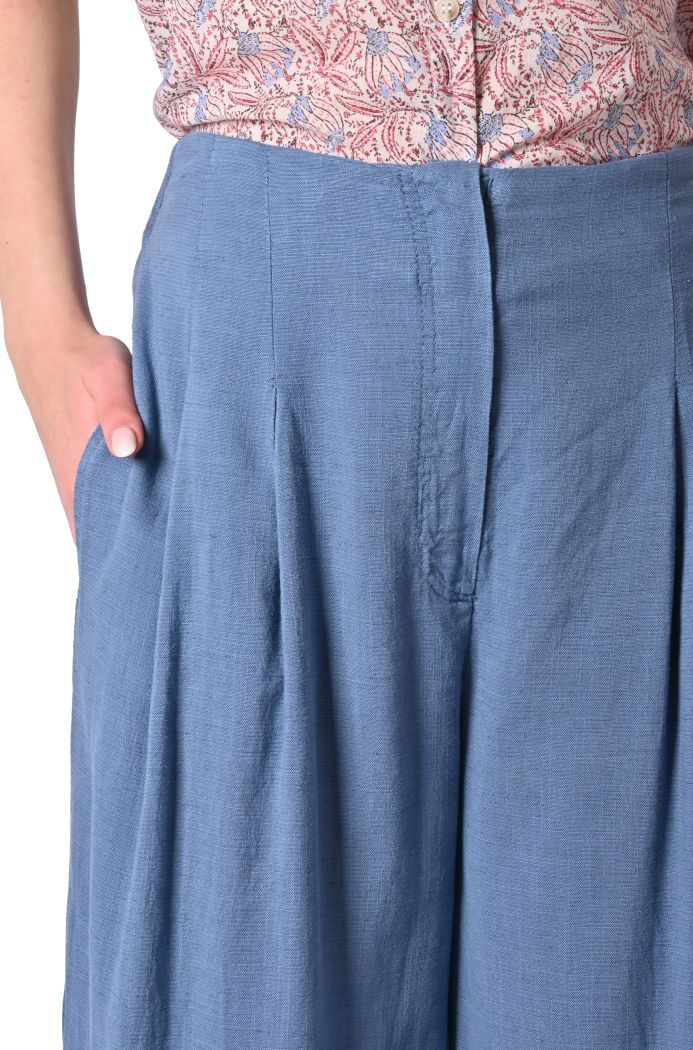 Pantalone fluido Milos misto lino di Sheare