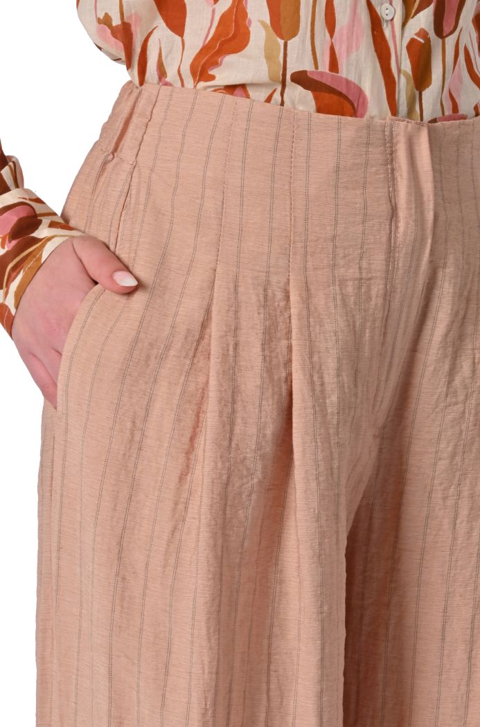 Pantalone fluido Zante misto lino di Sheare