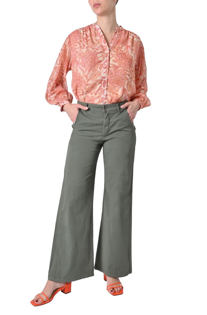 Pantalone Luna in cotone elasticizzato di Sheare