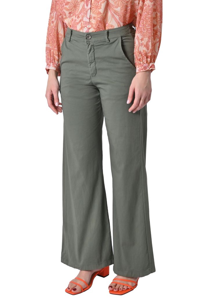 Pantalone Luna in cotone elasticizzato di Sheare