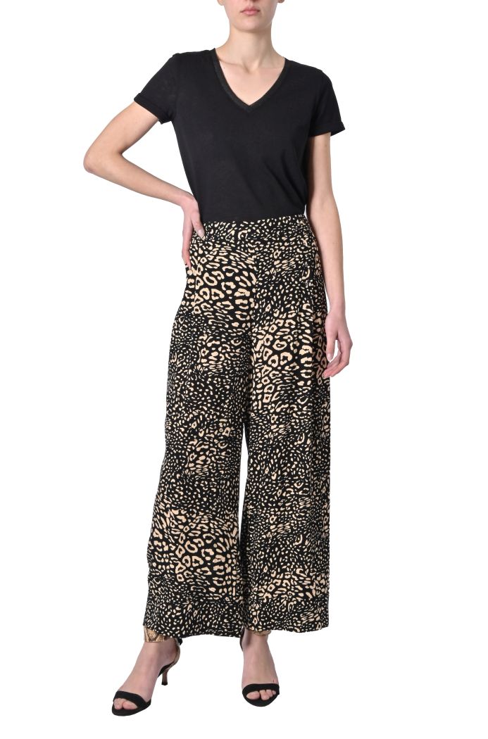 Pantalone Nolla stampa animalier di Orfeo