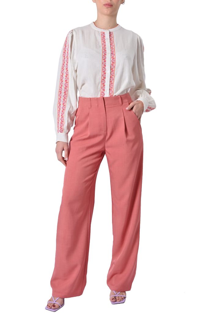 Pantalone Polimo con pinces di La Petite Etoile