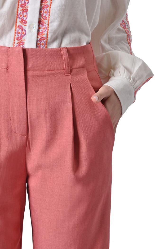 Pantalone Polimo con pinces di La Petite Etoile