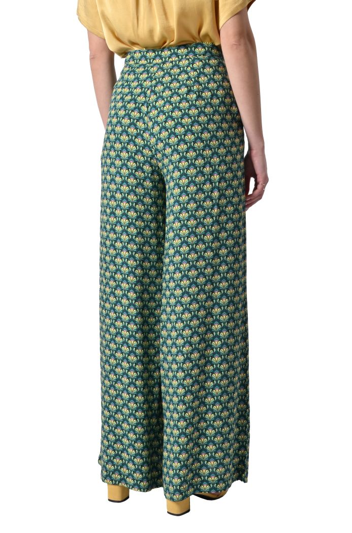 Pantalone Toulouse in viscosa stampata di King Louie