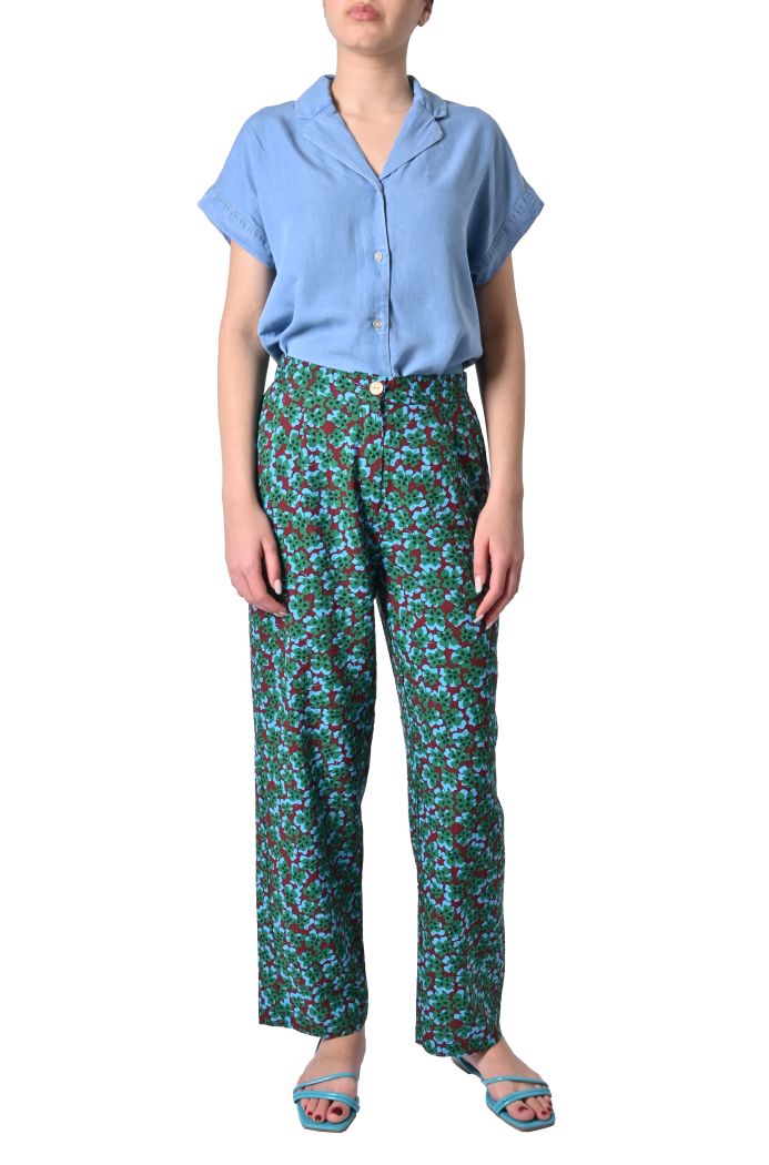 Pantaloni Lucky stampa quadrifogli di Nice Things
