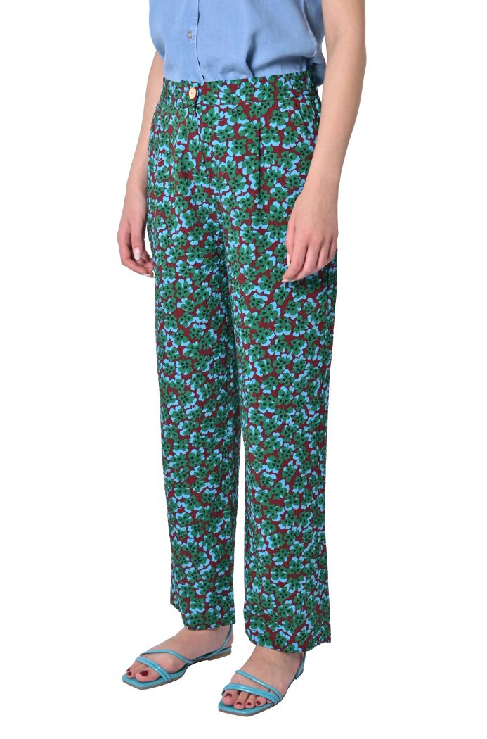 Pantaloni Lucky stampa quadrifogli di Nice Things
