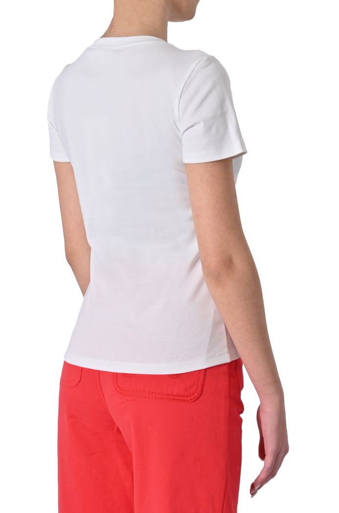 T-shirt Poussin stampa 'Love' di Grace & Mila