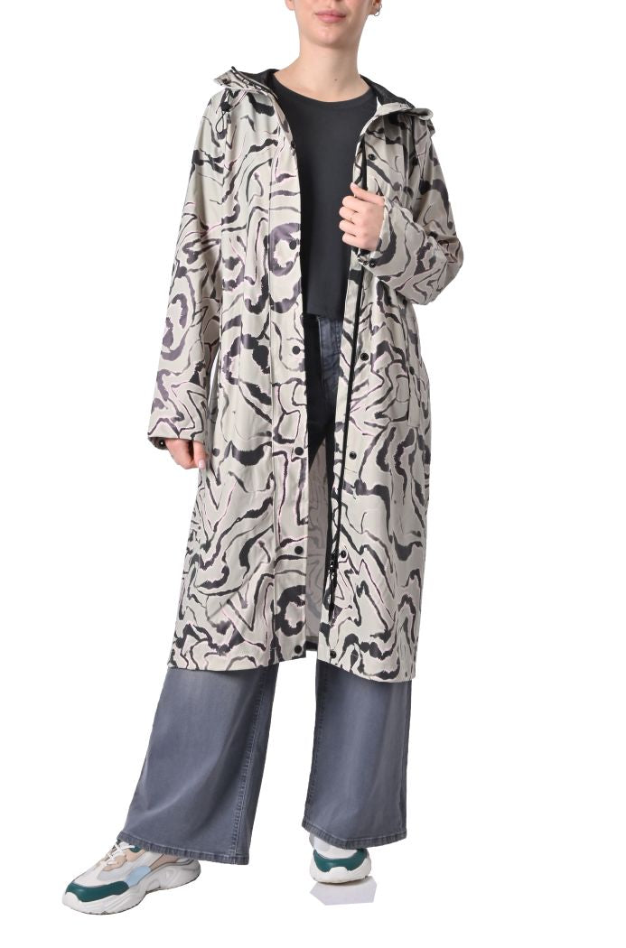 Trench Avan stampato di B•young