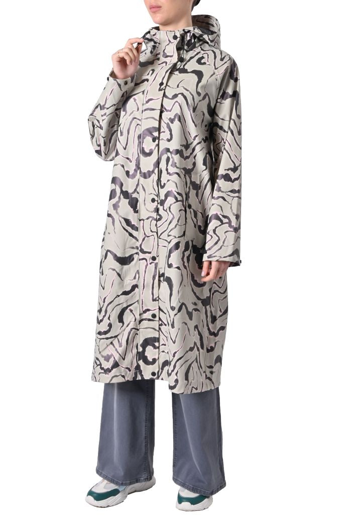 Trench Avan stampato di B•young