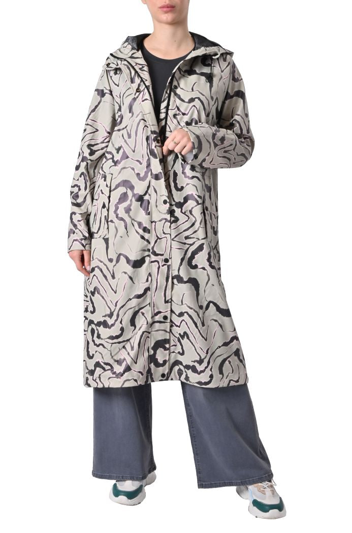 Trench Avan stampato di B•young