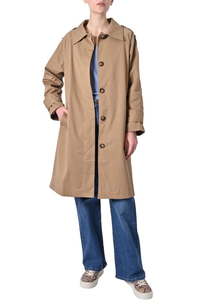 Trench Bogart collo camicia di Attrait