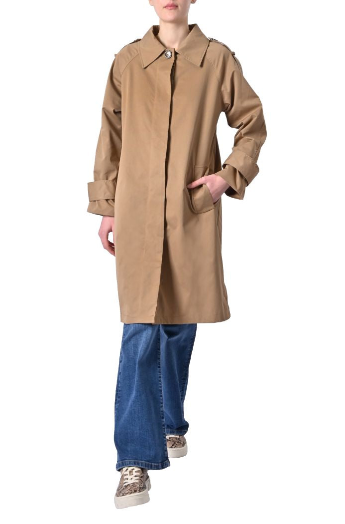 Trench Bogart collo camicia di Attrait
