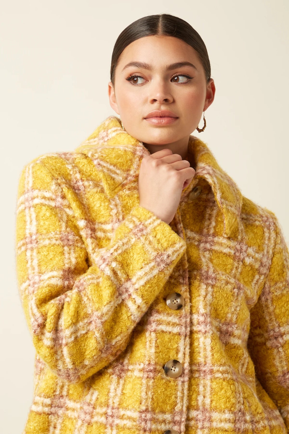 King Louie – Cappotto Anais fantasia a quadri Mercury