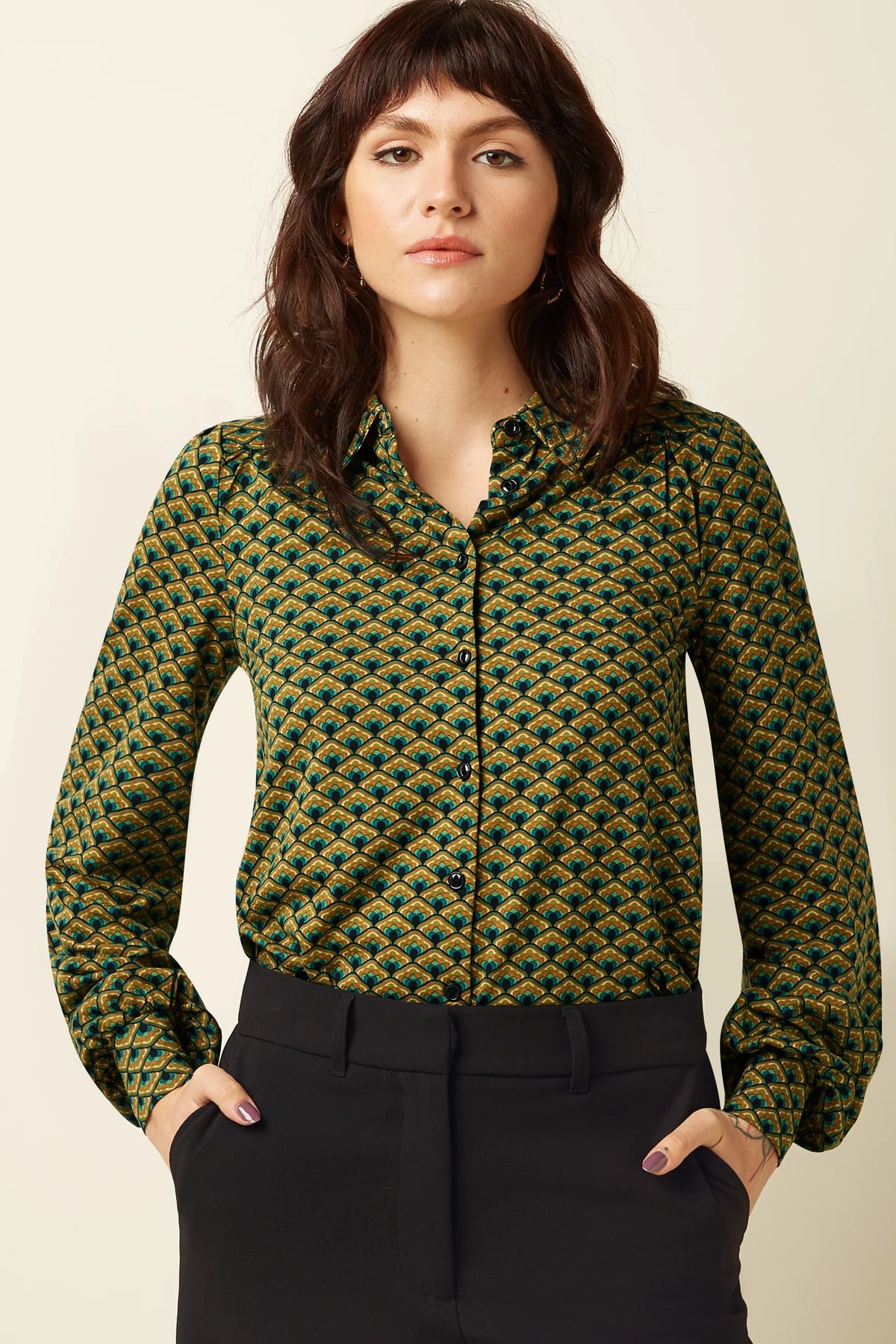 King Louie – Camicia Frio in viscosa naturale