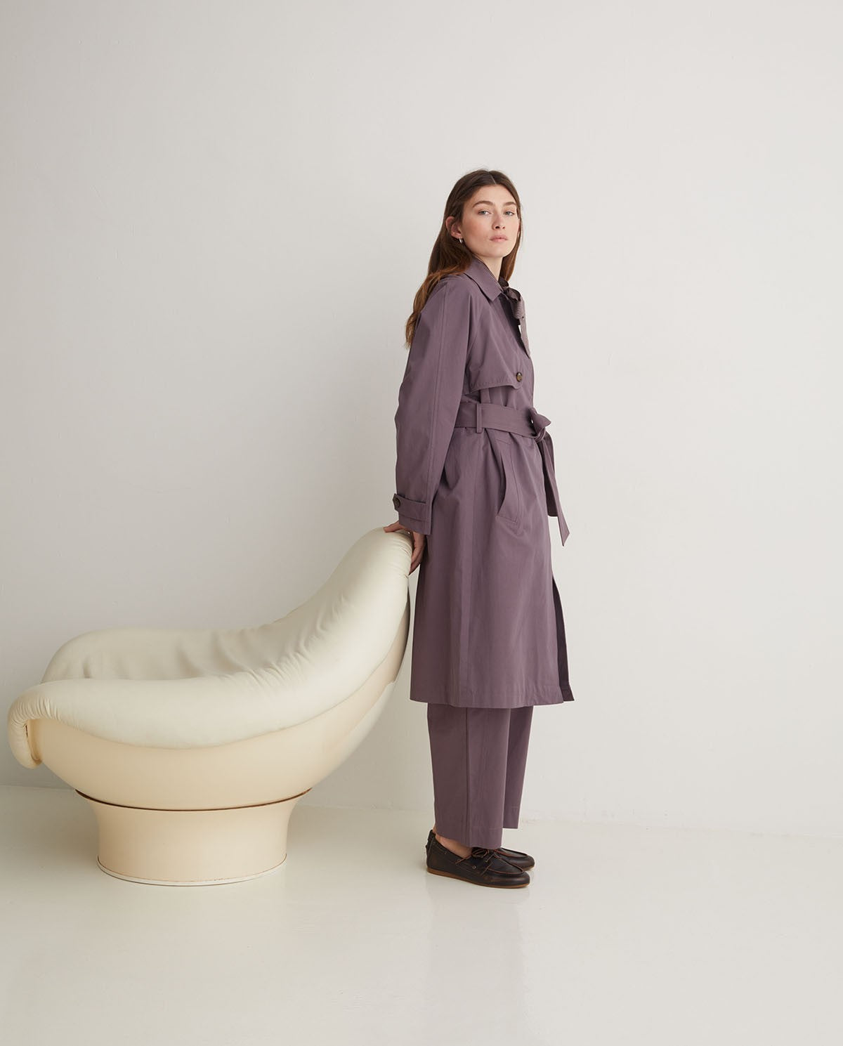 Yerse – Trench Mauve