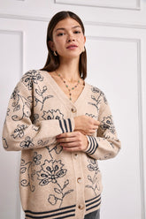 Nud - Cardigan Faelis - SABBIA