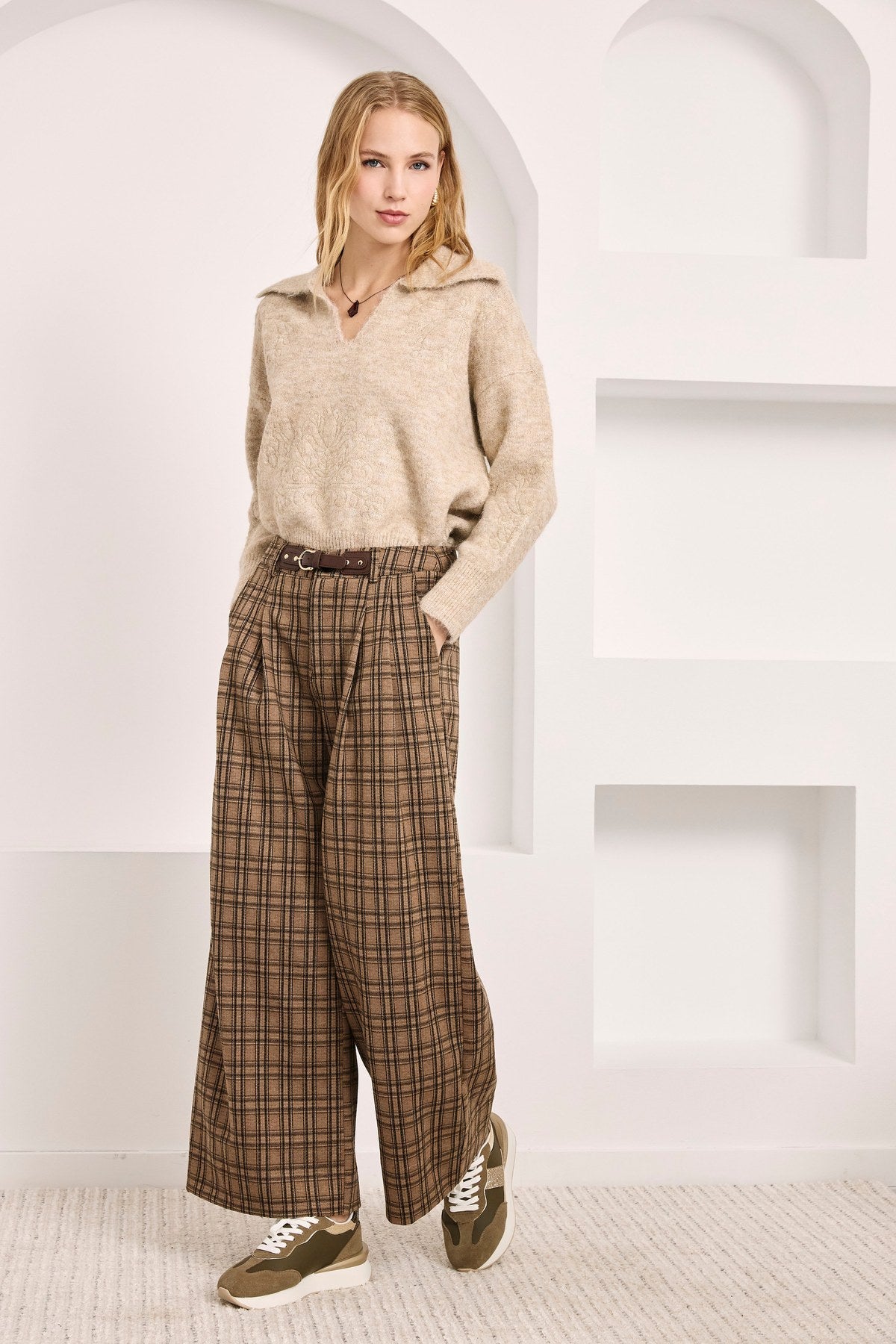 Nekane - Pantalone Kalesi - MARRONE