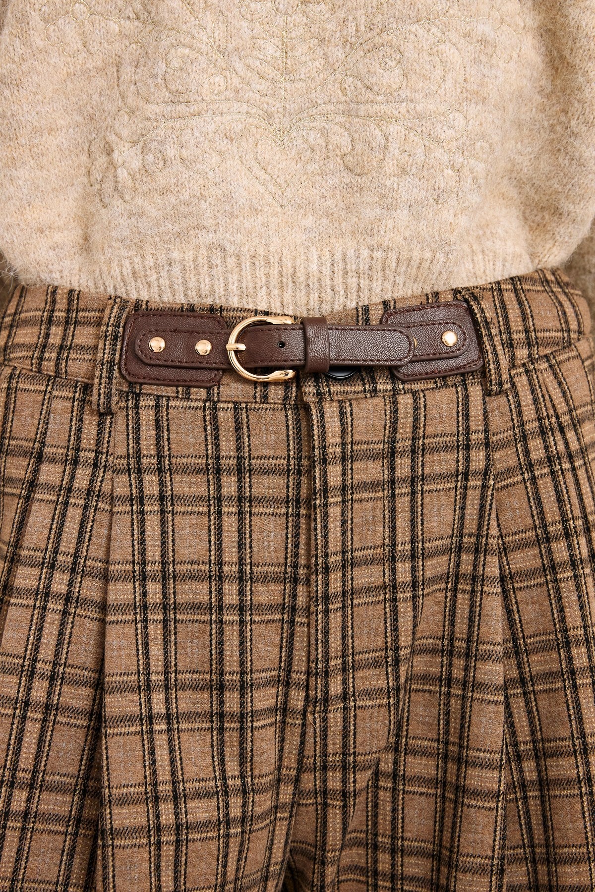 Nekane - Pantalone Kalesi - MARRONE