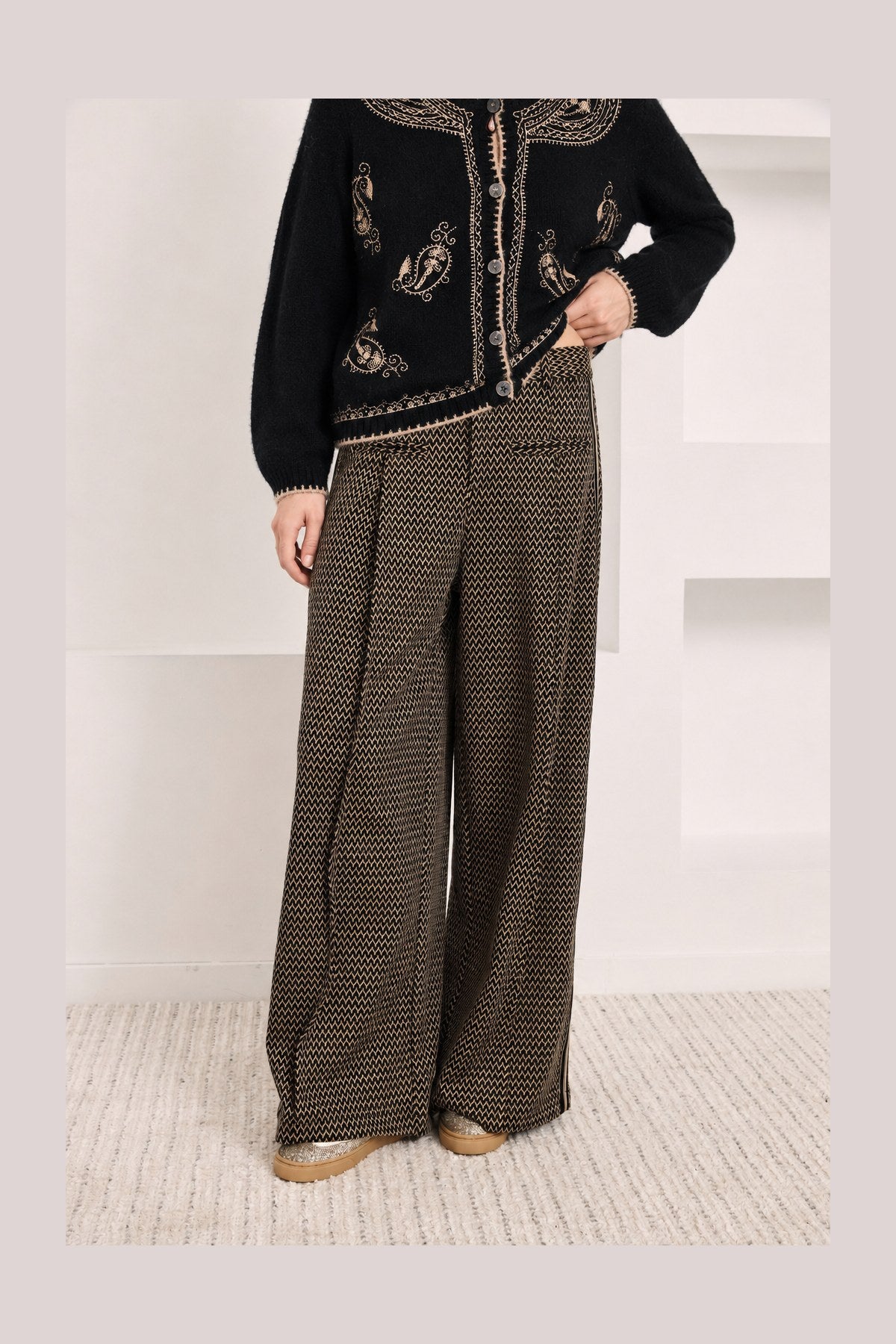 Nekane - Pantalone Luseti - NERO