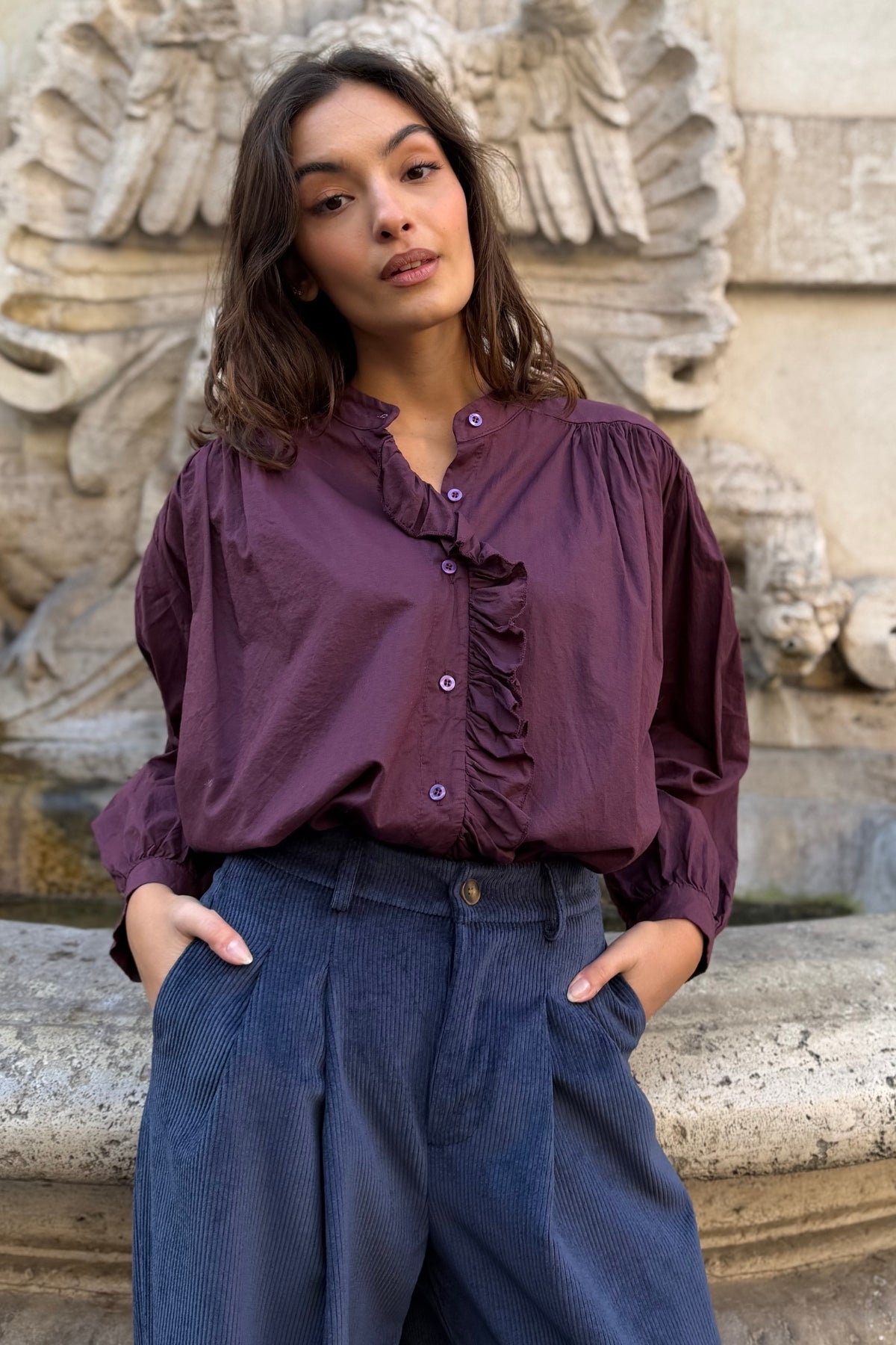 Intuition - Camicia Rouches