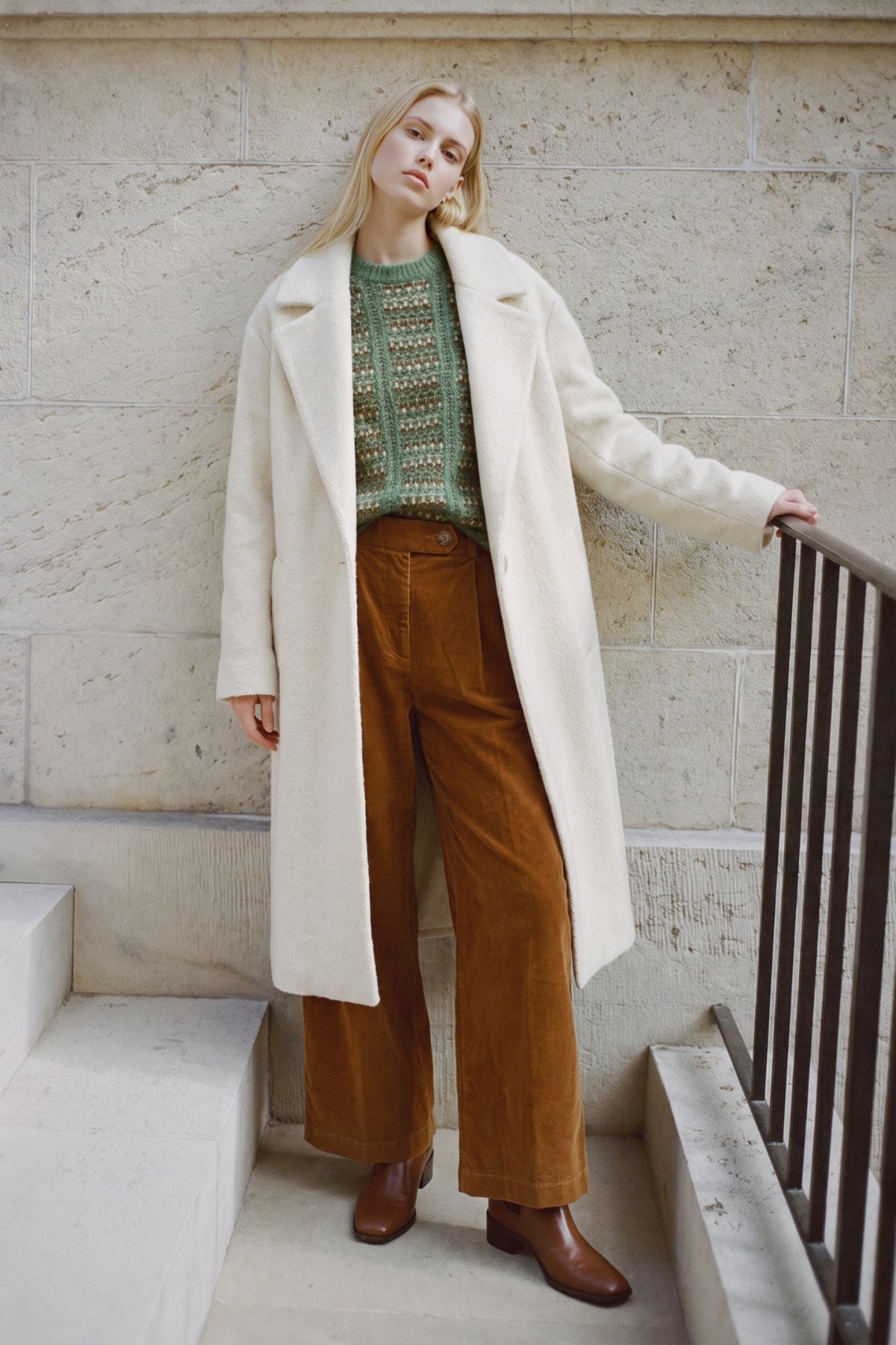 Ethic - Cappotto Garfield - PANNA