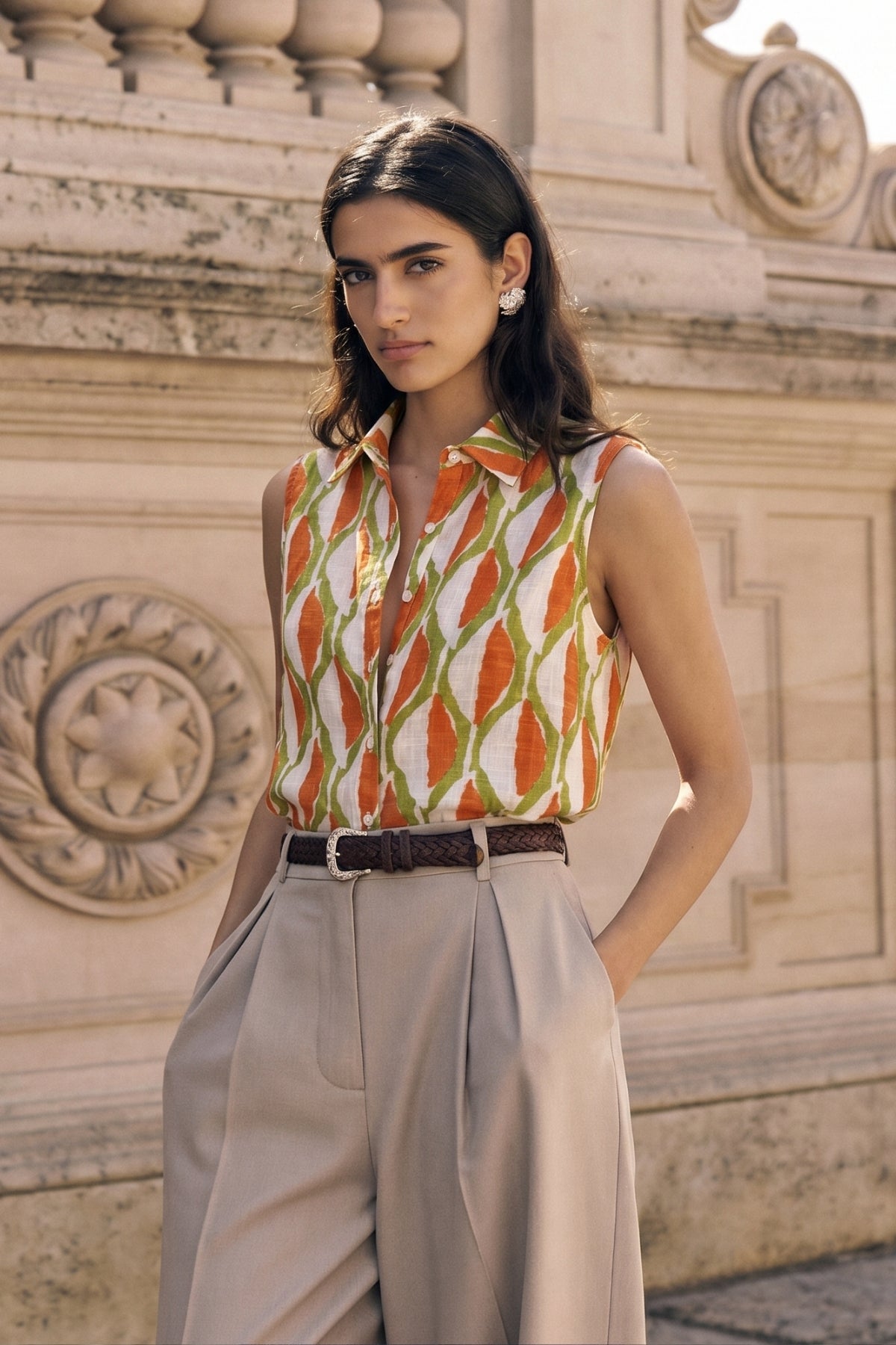 Compañía Fantástica – Camicia Geometric