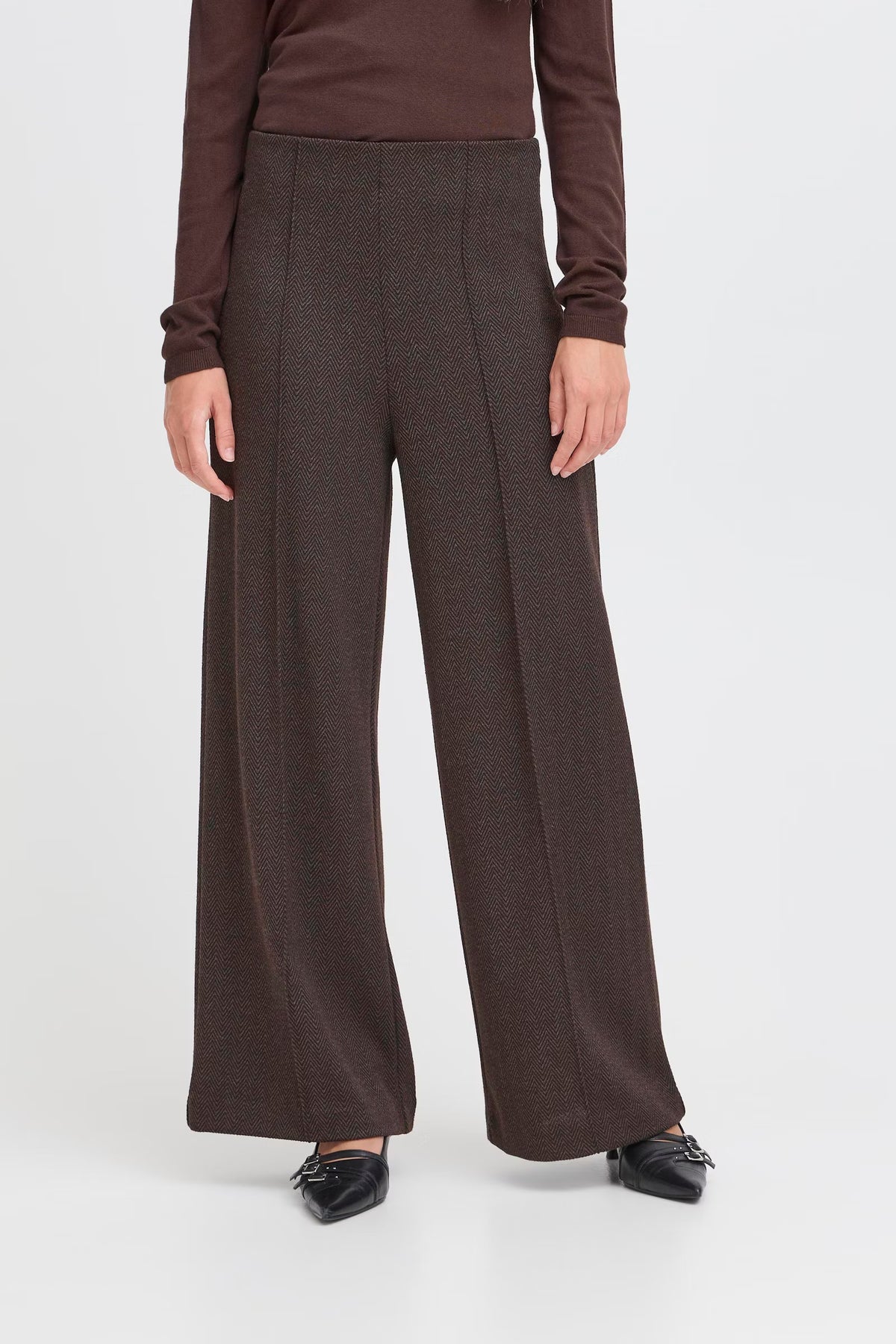 Ichi – Pantalone Kate Jacquard