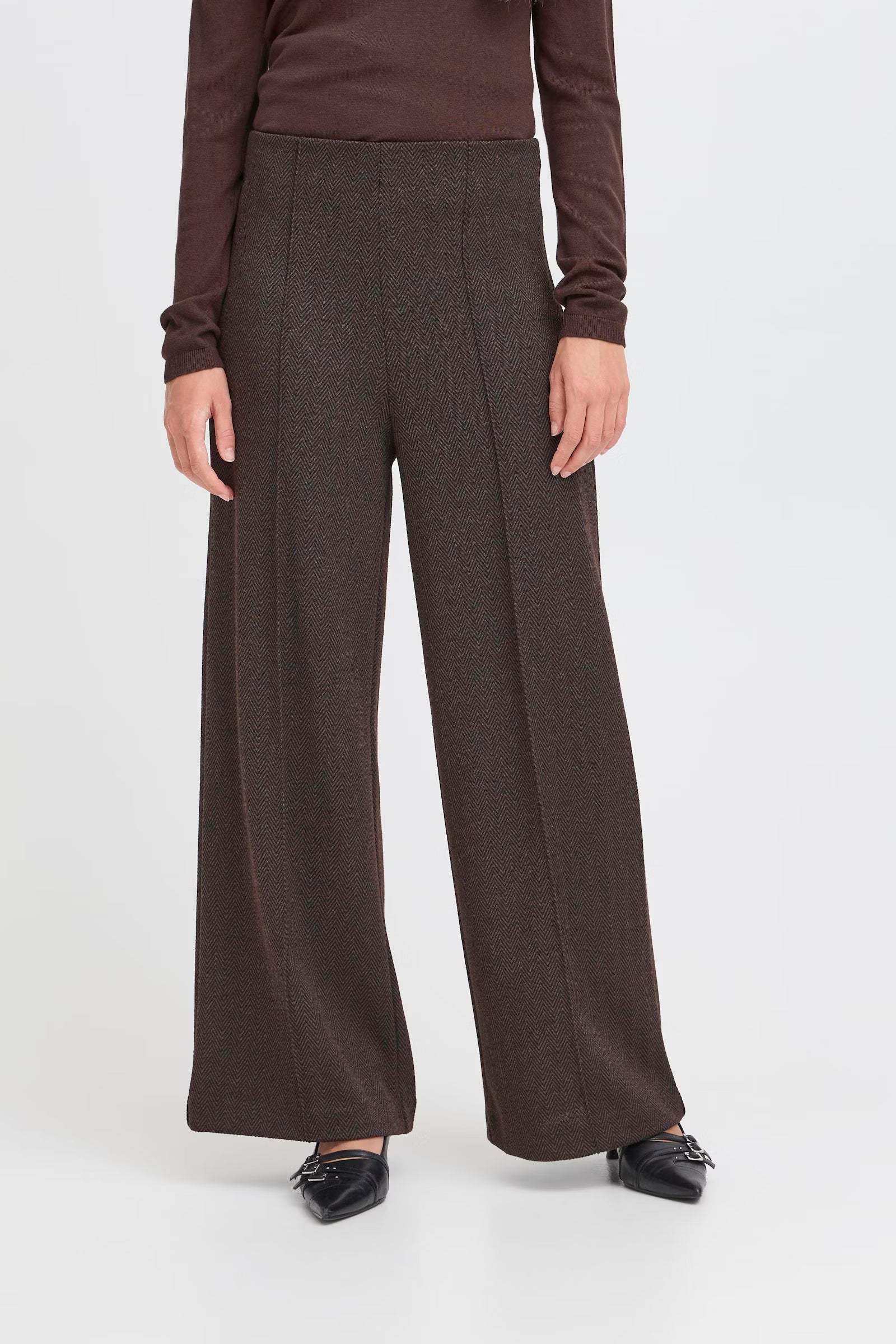 Ichi – Pantalone Kate Jacquard