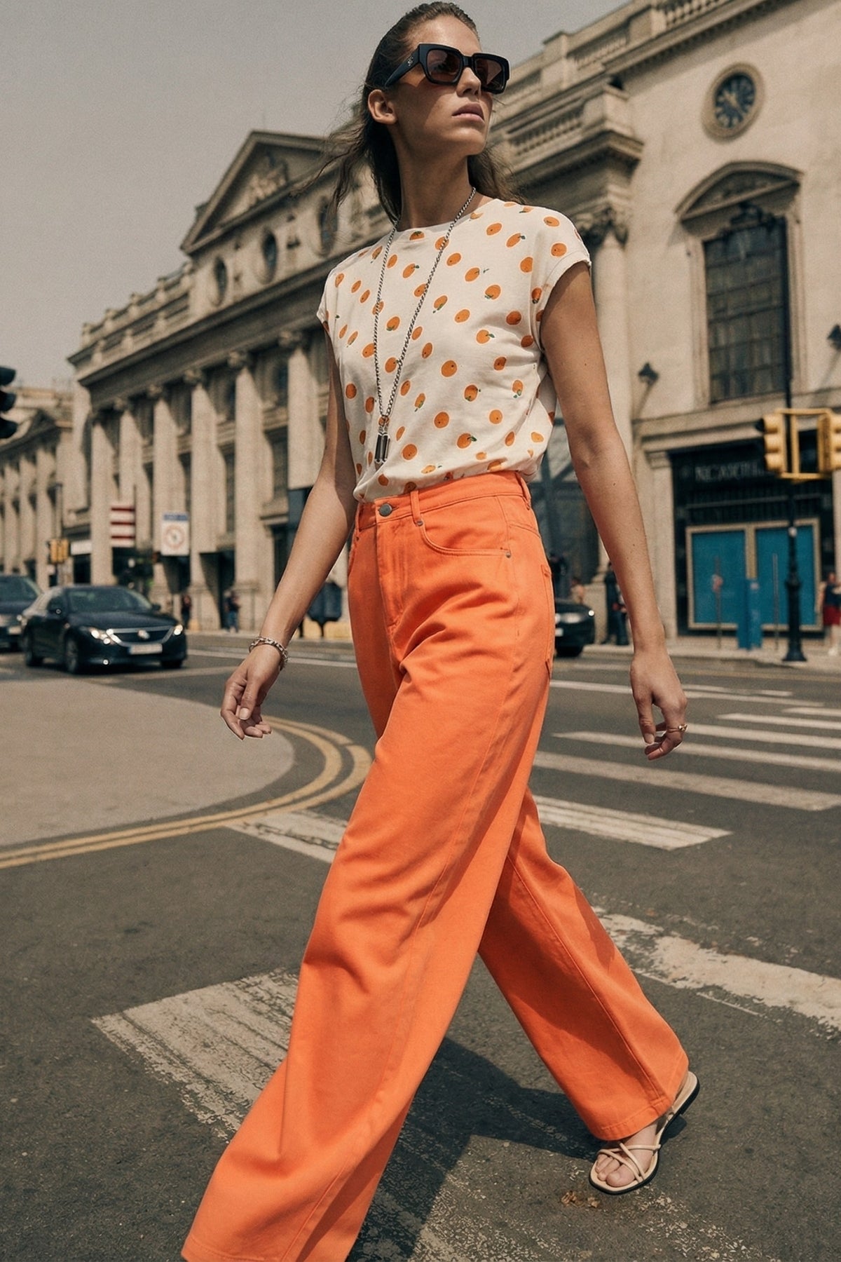 Compañía Fantástica – T-shirt Naranjas