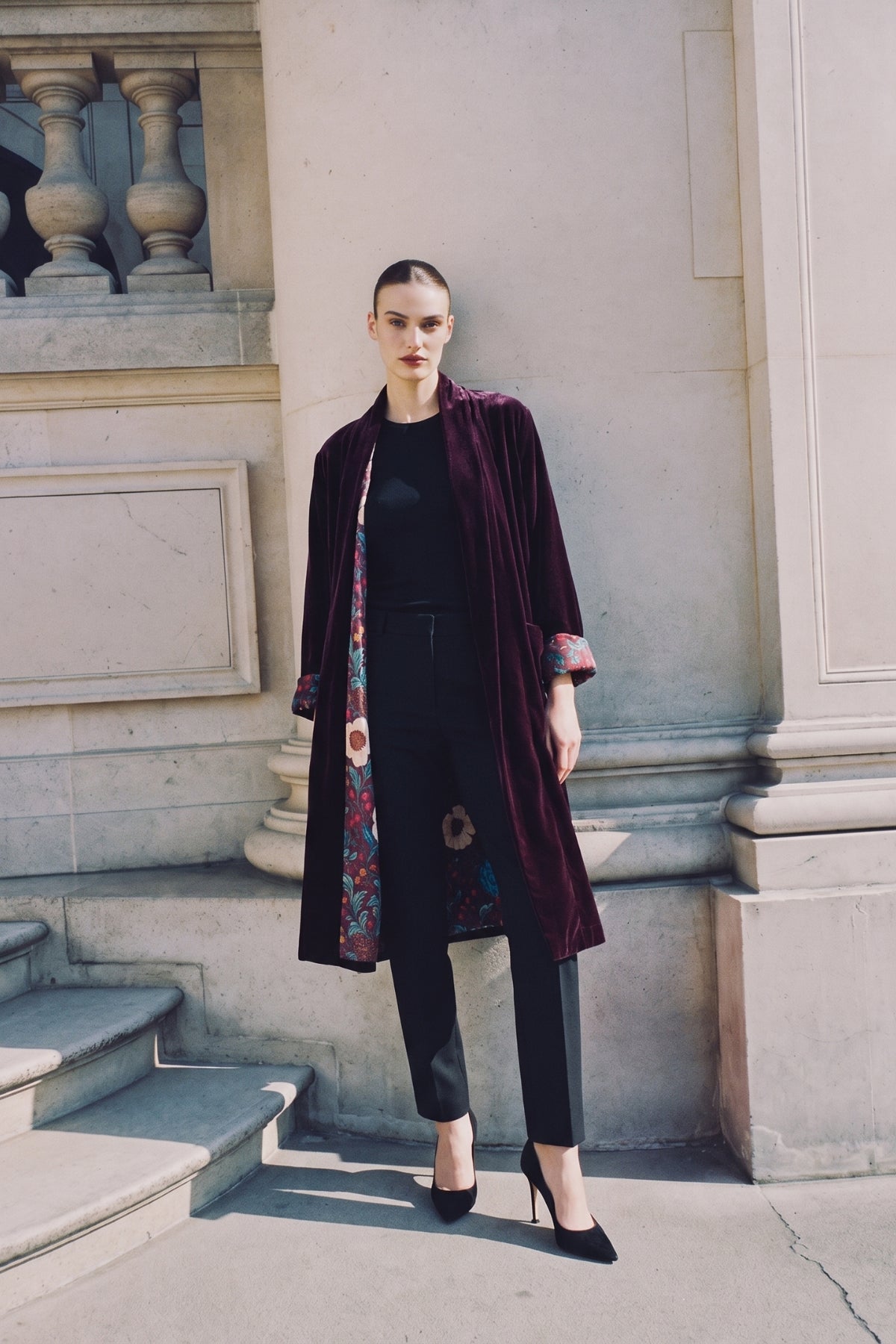Wu Side – Kimono Lungo Velluto