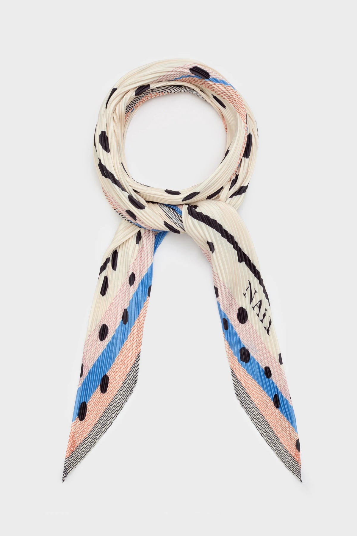 NALÌ – Foulard Pois Plissé